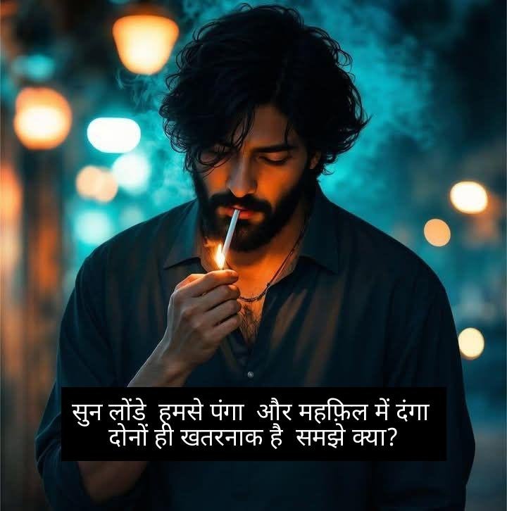 attitude shayari in hindi with emojis 2