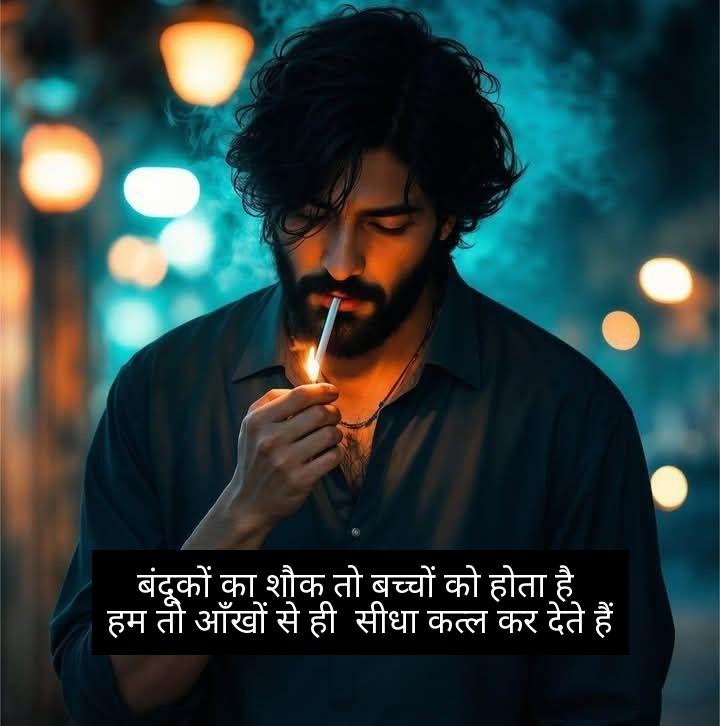 attitude shayari in hindi with emojis 3