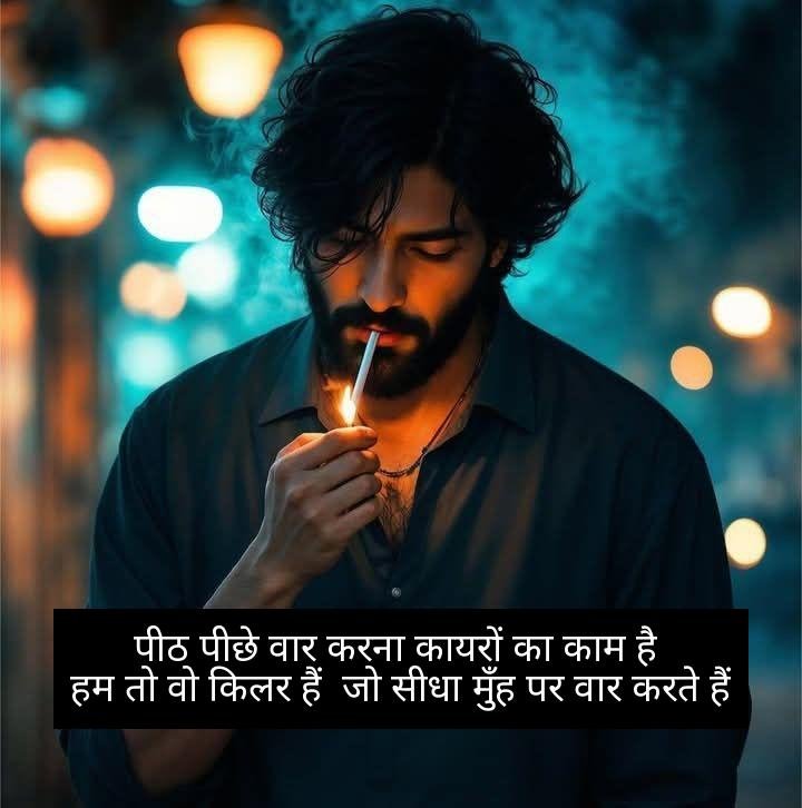 attitude shayari in hindi with emojis 4