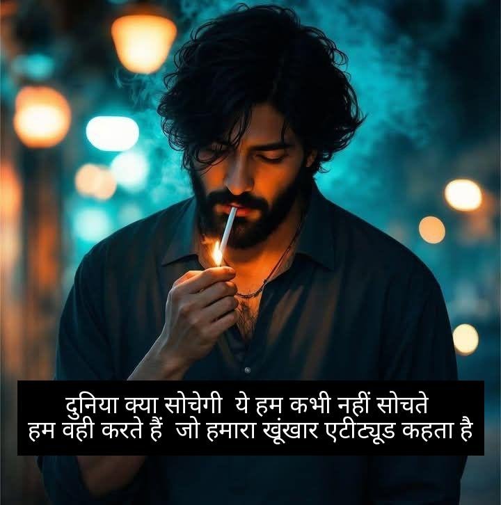 attitude shayari in hindi with emojis 8